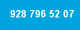 928 796 52 07 928 796 52 07